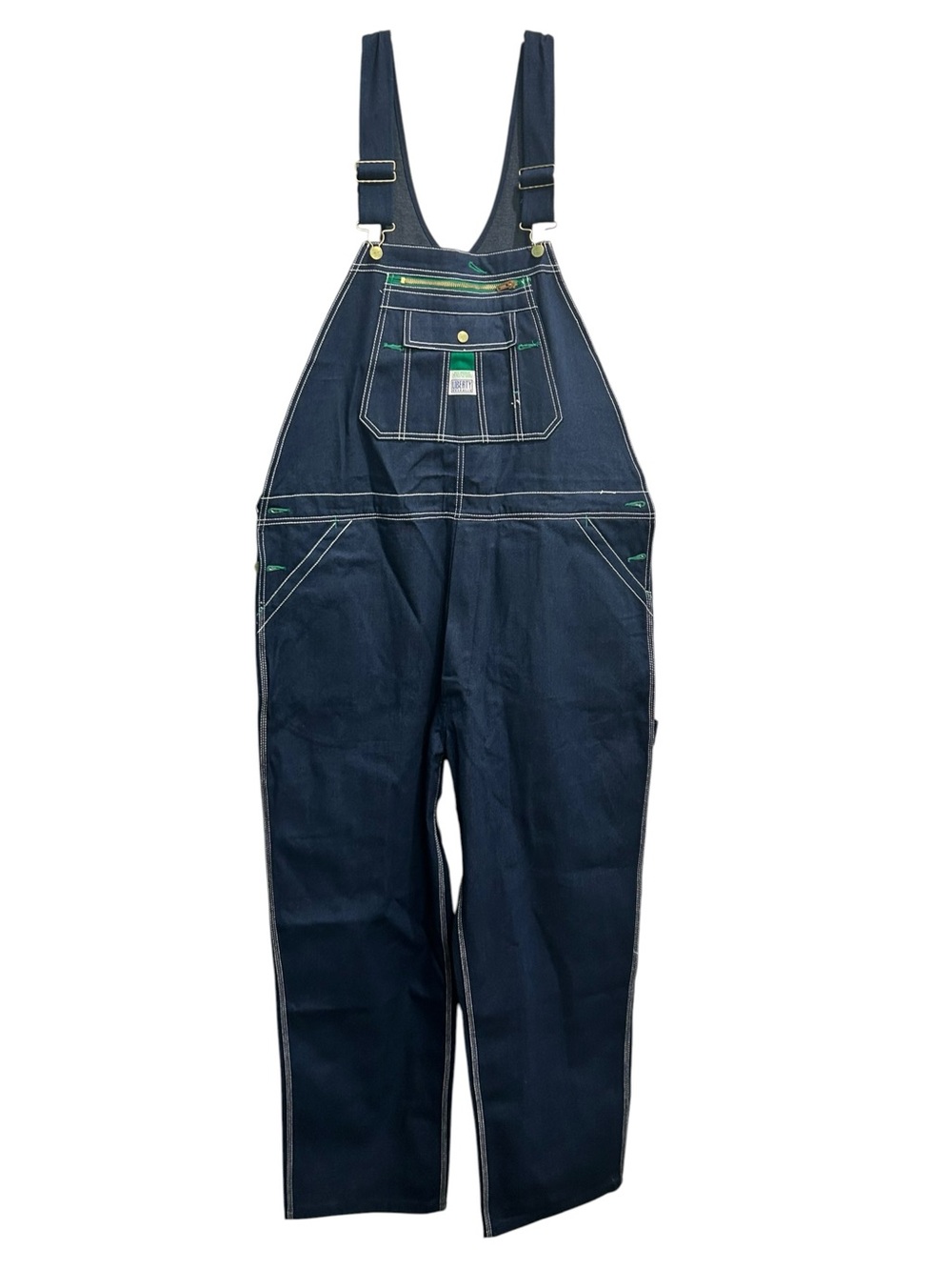 NEW Liberty Overalls Deadstock Walls Era Blue Denim 46/32 Farmhouse Gorpcore VTG